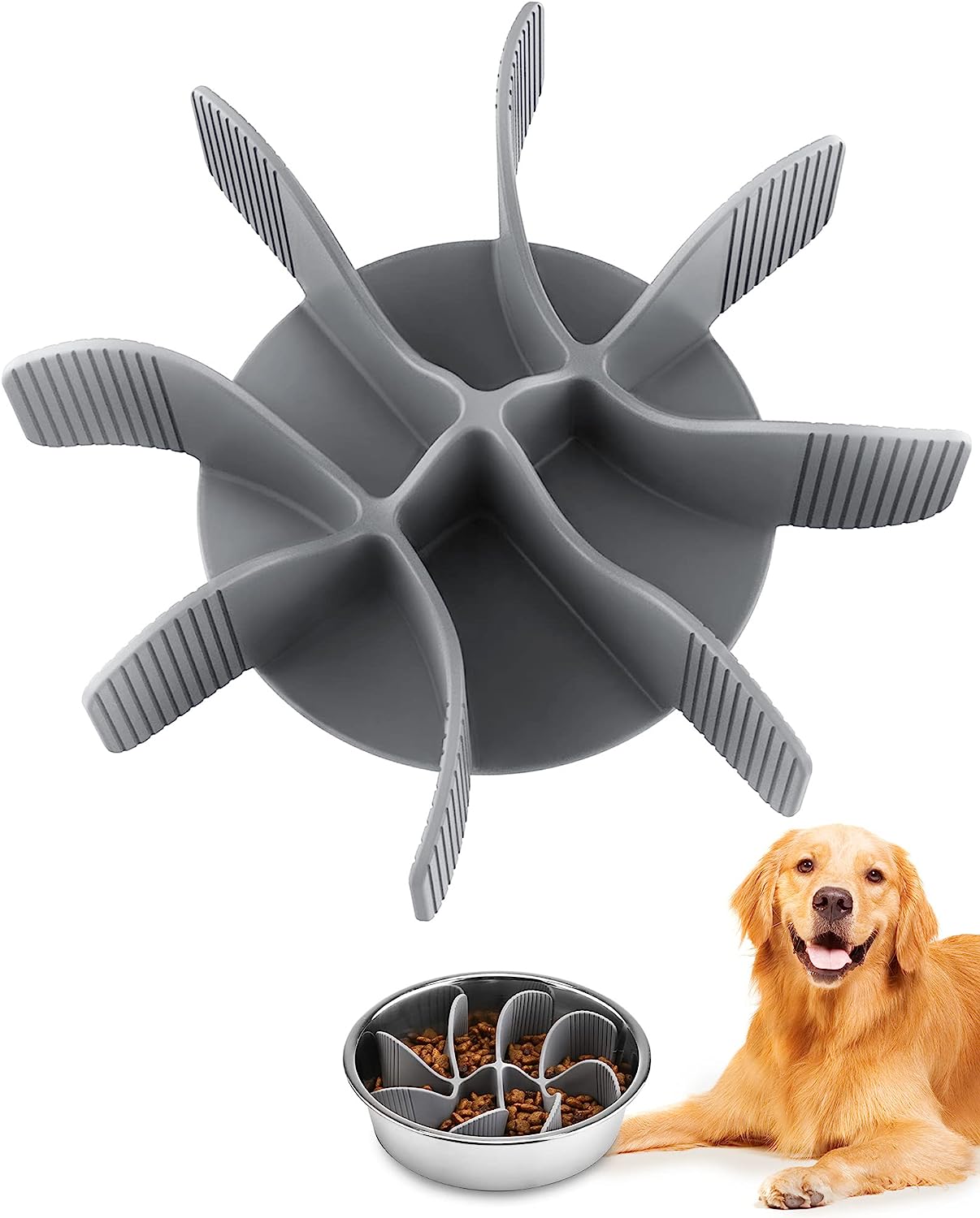 Dog Bowl Slow Food Feeder